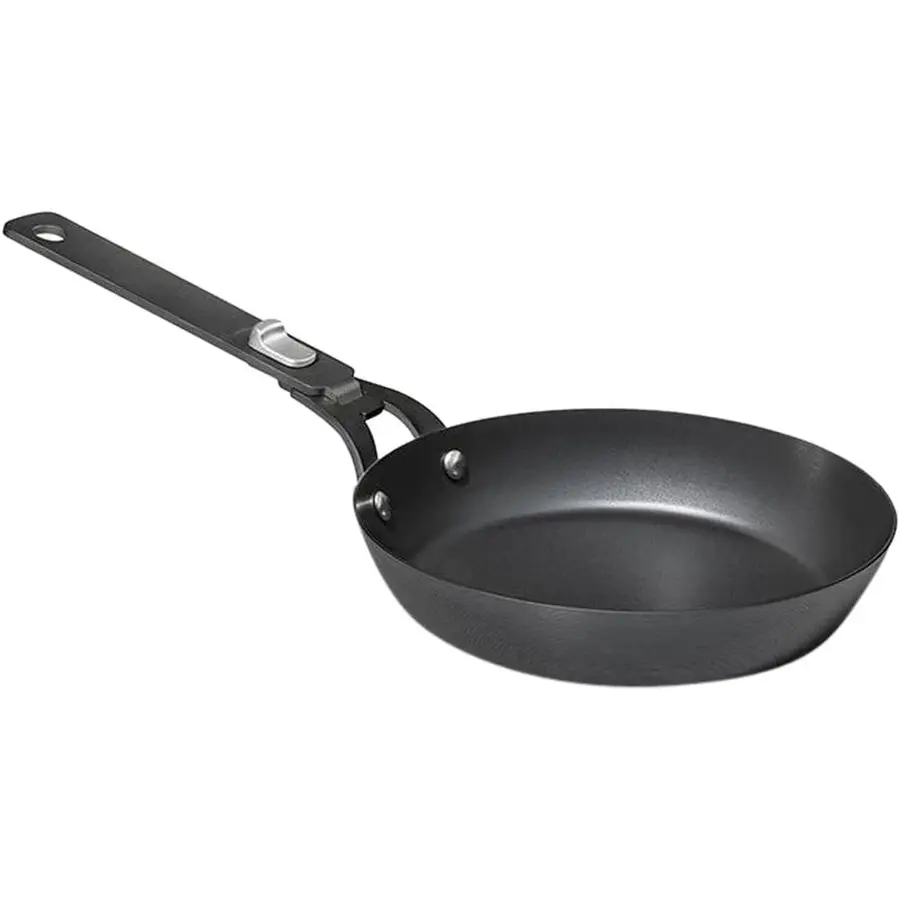 Outdoor PreSeasoned Carbon Steel 8 Frying Pan Skillet, Detachable Handle for Easy Storage, Indoor Use, Nonstick with Use, Induct
Outdoor PreSeasoned Carbon Steel 8 Frying Pan Skillet, Detachable Handle for Easy Storage, Indoor Use, Nonstick with Use, Induct