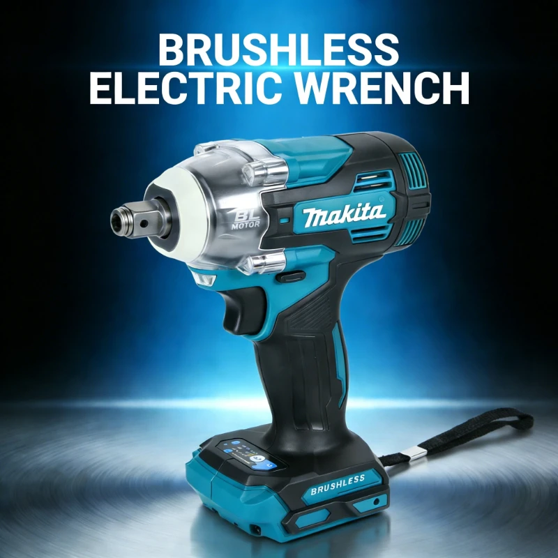 Makita TW004G 18V Brushless Impact Wrench Ergonomic Handle for Car Tire Lug Nut Automotive Repair Power Tool
Makita TW004G 18V Brushless Impact Wrench Ergonomic Handle for Car Tire Lug Nut Automotive Repair Power Tool