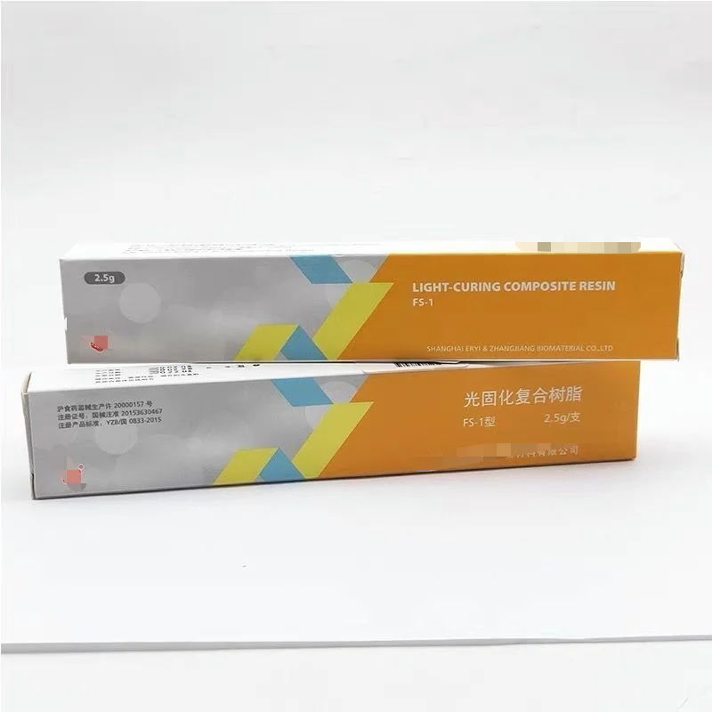 1 PCS Dental Materials UV Curable Resin Composite Resin FS-1 Type 2.5g Dental Restoration Laboratory Accessories Dentist Clinic
1 PCS Dental Materials UV Curable Resin Composite Resin FS-1 Type 2.5g Dental Restoration Laboratory Accessories Dentist Clinic