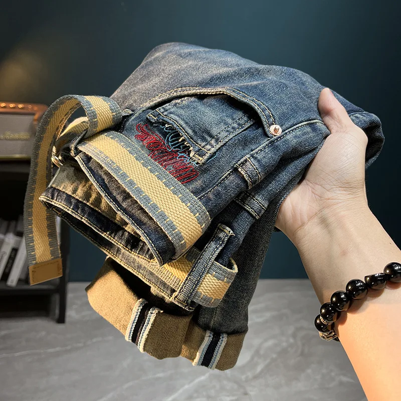 Summer thin jeans for men2024new slim elastic comfortable all-match high-end casual youth tapered feet pants
Summer thin jeans for men2024new slim elastic comfortable all-match high-end casual youth tapered feet pants