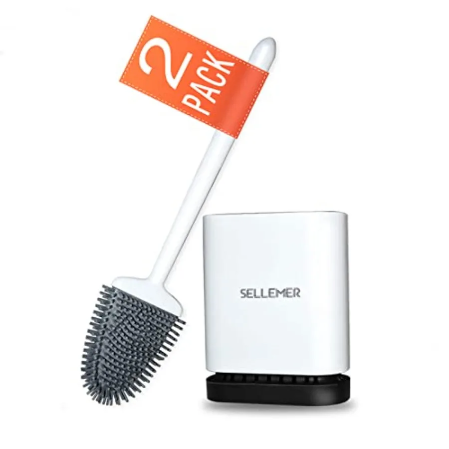 Curated Picks Toilet Brush and Holder Set for Bathroom, Flexible Toilet Bowl Brush Head with Silicone Bristles, Compact Size fo
Curated Picks Toilet Brush and Holder Set for Bathroom, Flexible Toilet Bowl Brush Head with Silicone Bristles, Compact Size fo