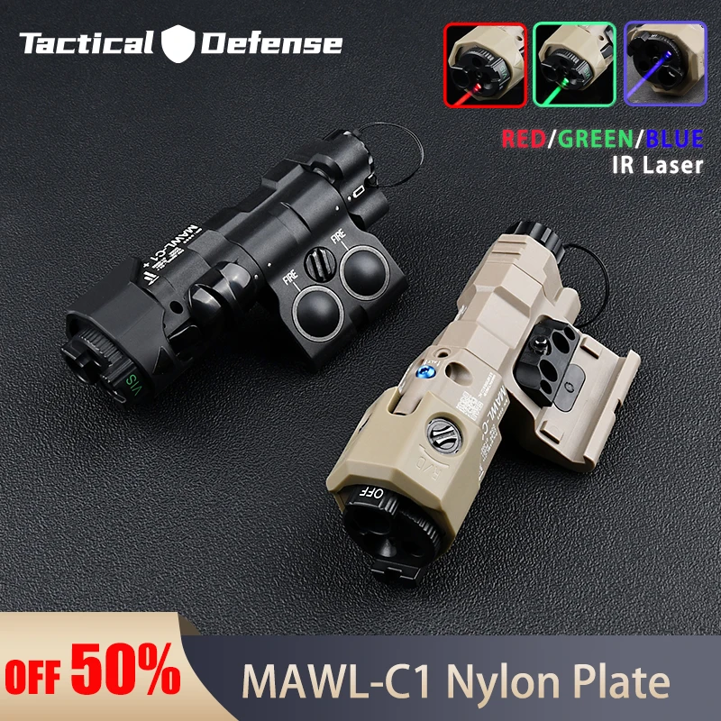 Tactical Nylon MAWL C1 Red Green Blue Laser Sight Tactical White Light Strobe Flashlight Fit 20mm Rail WithPressure Switch Airso
Tactical Nylon MAWL C1 Red Green Blue Laser Sight Tactical White Light Strobe Flashlight Fit 20mm Rail WithPressure Switch Airso