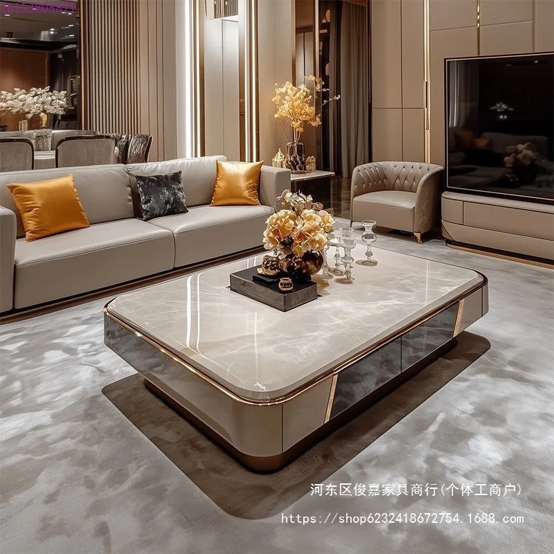 Мраморный журнальный столик, светлый, роскошный, современный, с плоским полом, для гостиной, дома, чайный столик, удлиненный дизайн стола
Мраморный журнальный столик, светлый, роскошный, современный, с плоским полом, для гостиной, дома, чайный столик, удлиненный дизайн стола
