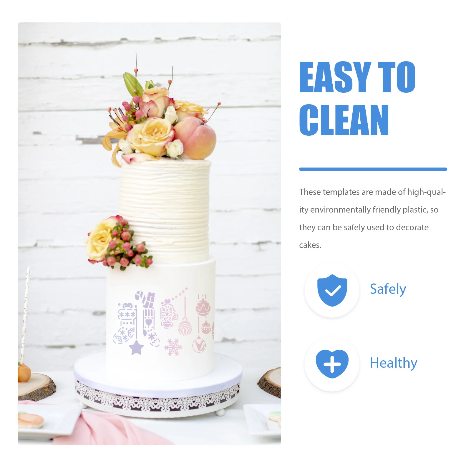 1Set Cake Molds Safe Durable Decorative Stencils Various Patterns Cake Decoration Molds Baking Templates Baking Templates
1Set Cake Molds Safe Durable Decorative Stencils Various Patterns Cake Decoration Molds Baking Templates Baking Templates