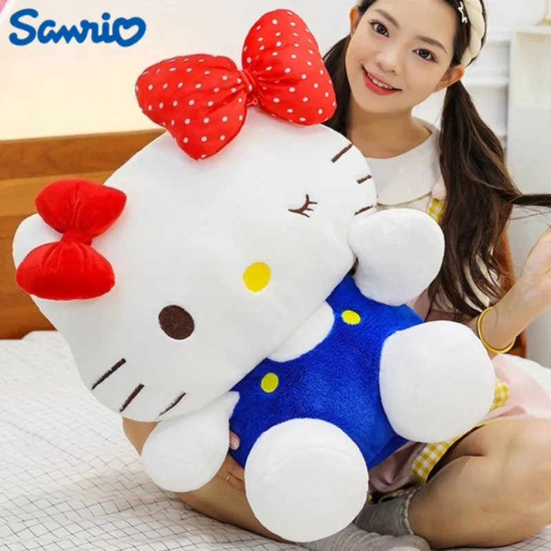 35/45/60 см большой размер Hello Kitty Sanrio аниме плюшевая кукла Kawaii комната украшенная плюшевыми подушками орнамент подарок на праздник
35/45/60 см большой размер Hello Kitty Sanrio аниме плюшевая кукла Kawaii комната украшенная плюшевыми подушками орнамент подарок на праздник