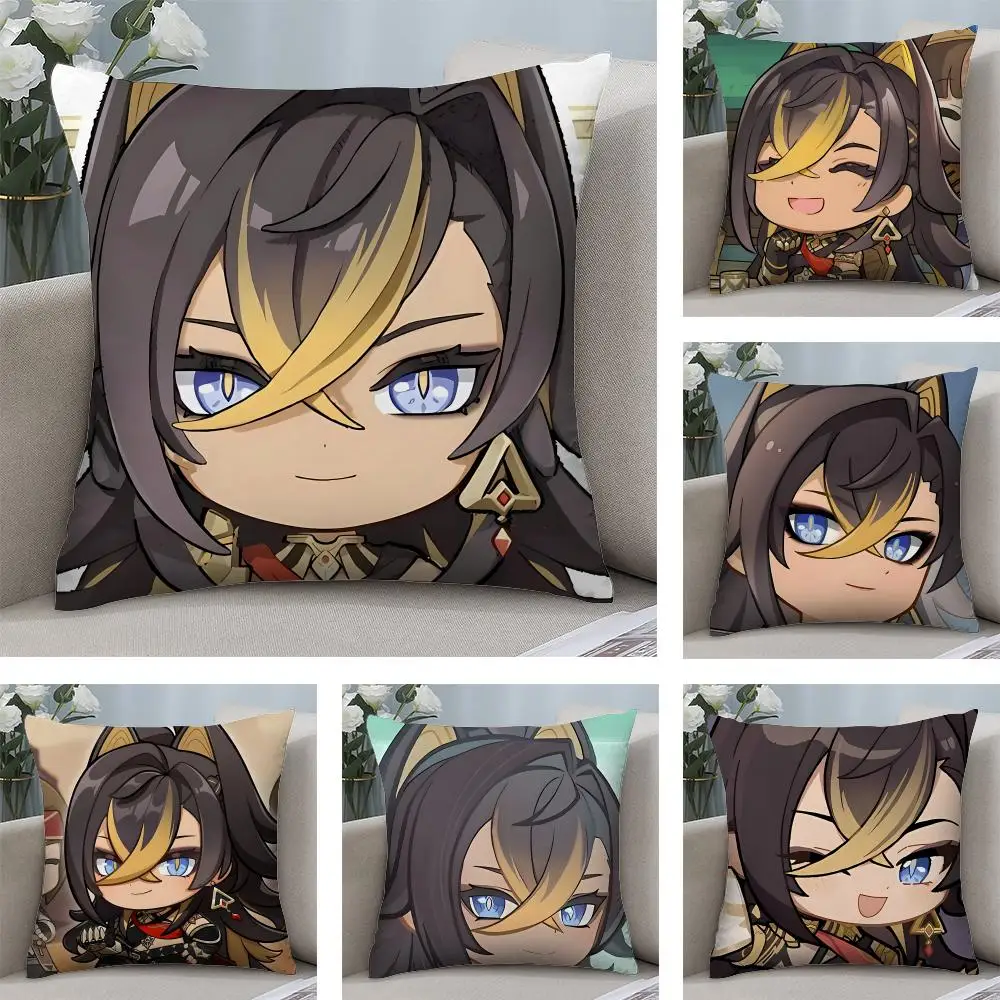 Dehya Cute Genshin Game Cushion Cover Square Pillow Bedroom Sofa Leisure Comfort Living Room Home Decoration 40X40
Dehya Cute Genshin Game Cushion Cover Square Pillow Bedroom Sofa Leisure Comfort Living Room Home Decoration 40X40