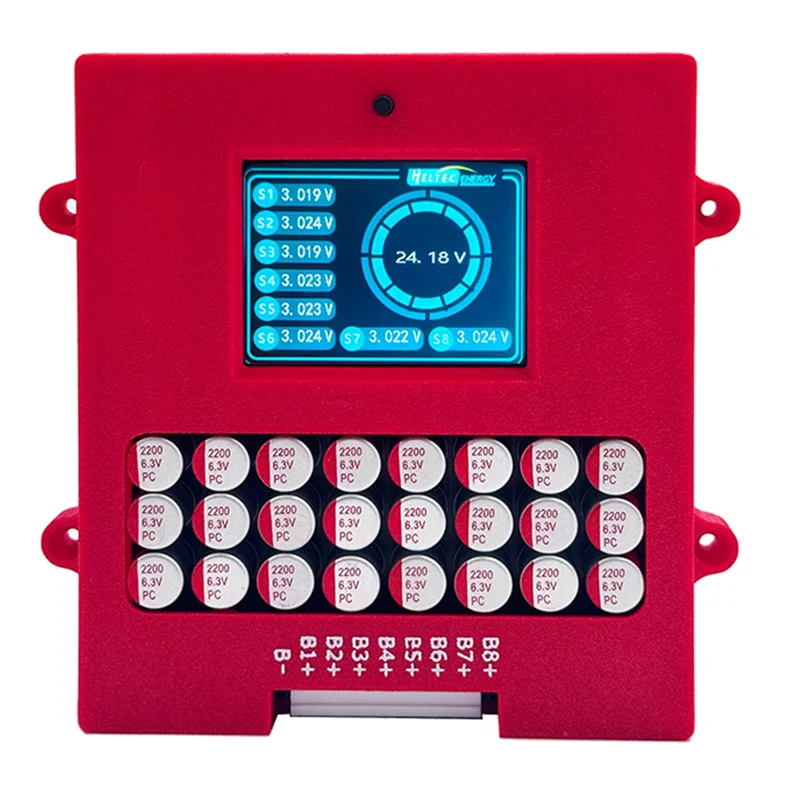 Lithium Lifepo4 8S Active Balancer With Voltage Display TFT Battery Voltage Tester 4S 6S 5A Energy Transfer Equalizer
Lithium Lifepo4 8S Active Balancer With Voltage Display TFT Battery Voltage Tester 4S 6S 5A Energy Transfer Equalizer