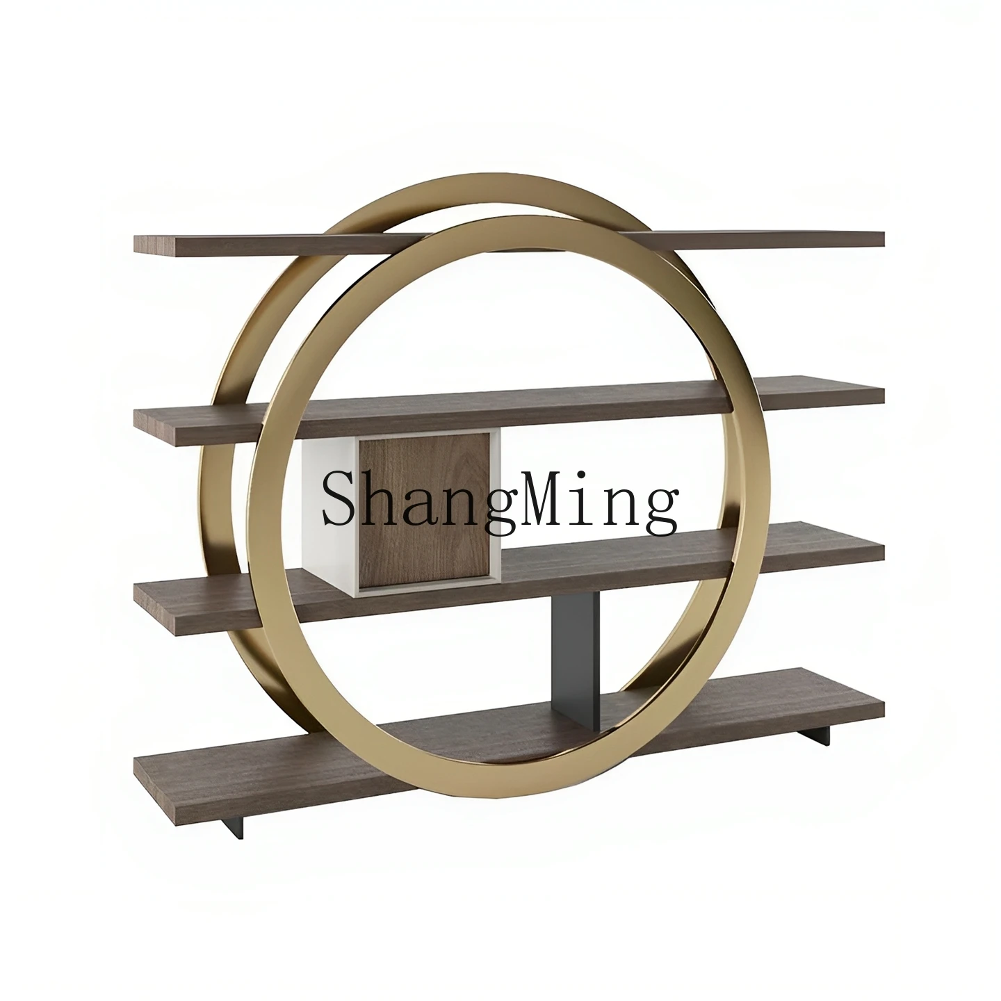 CL light luxury stainless steel bookshelf floor toshelf high-end creative solid wood multi-layer partition display rack
CL light luxury stainless steel bookshelf floor toshelf high-end creative solid wood multi-layer partition display rack