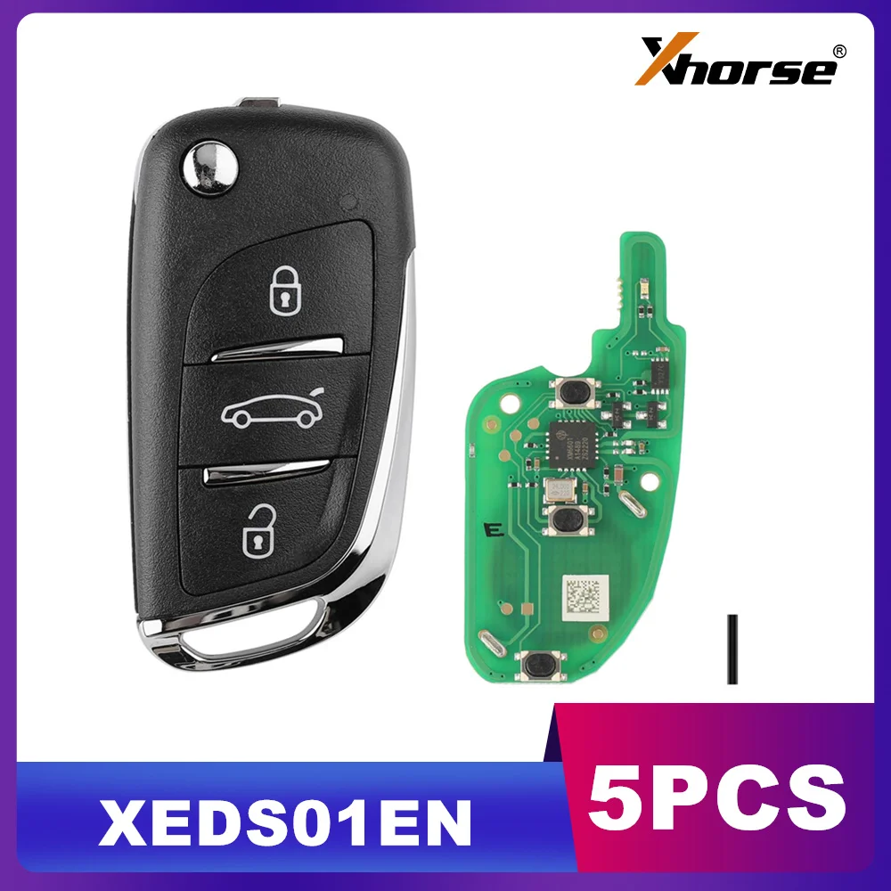 5 шт. Xhorse XEDS01EN VVDI супер удаленный ключ встроенный суперчип DS стиль 3 кнопки
5 шт. Xhorse XEDS01EN VVDI супер удаленный ключ встроенный суперчип DS стиль 3 кнопки