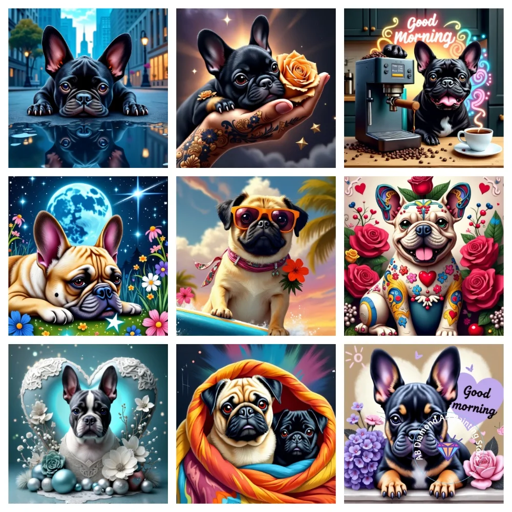 French Bulldog Rose Hand Tattoo AB Diamond Painting Kit Square Round Diamond 5D DIY Mosaic Handmade Art Adult Gift Home Decor
French Bulldog Rose Hand Tattoo AB Diamond Painting Kit Square Round Diamond 5D DIY Mosaic Handmade Art Adult Gift Home Decor