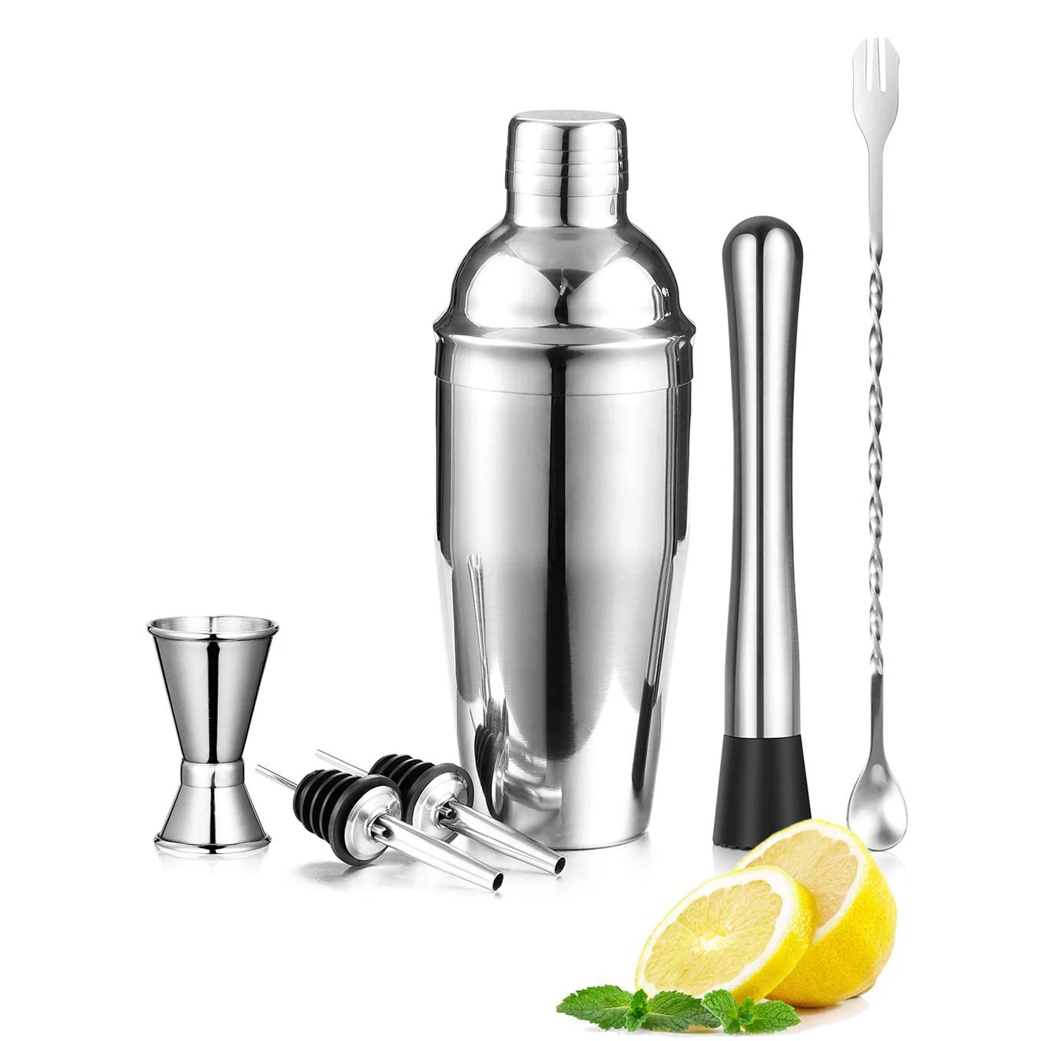 LLCS-6 Pieces/Set Cocktail Shaker, 25 Oz Martini Shaker, Stainless Steel Drink Shaker, Bar Set, Bartender Kit Home Bar Tools
LLCS-6 Pieces/Set Cocktail Shaker, 25 Oz Martini Shaker, Stainless Steel Drink Shaker, Bar Set, Bartender Kit Home Bar Tools