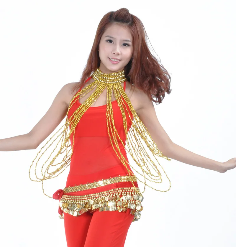 Belly Dance Costume for Women Lengthening Bead Metal Necklace Bracelet Gold/silver Girls Belly Dance Jewelry 2 Colors Accessory
Belly Dance Costume for Women Lengthening Bead Metal Necklace Bracelet Gold/silver Girls Belly Dance Jewelry 2 Colors Accessory