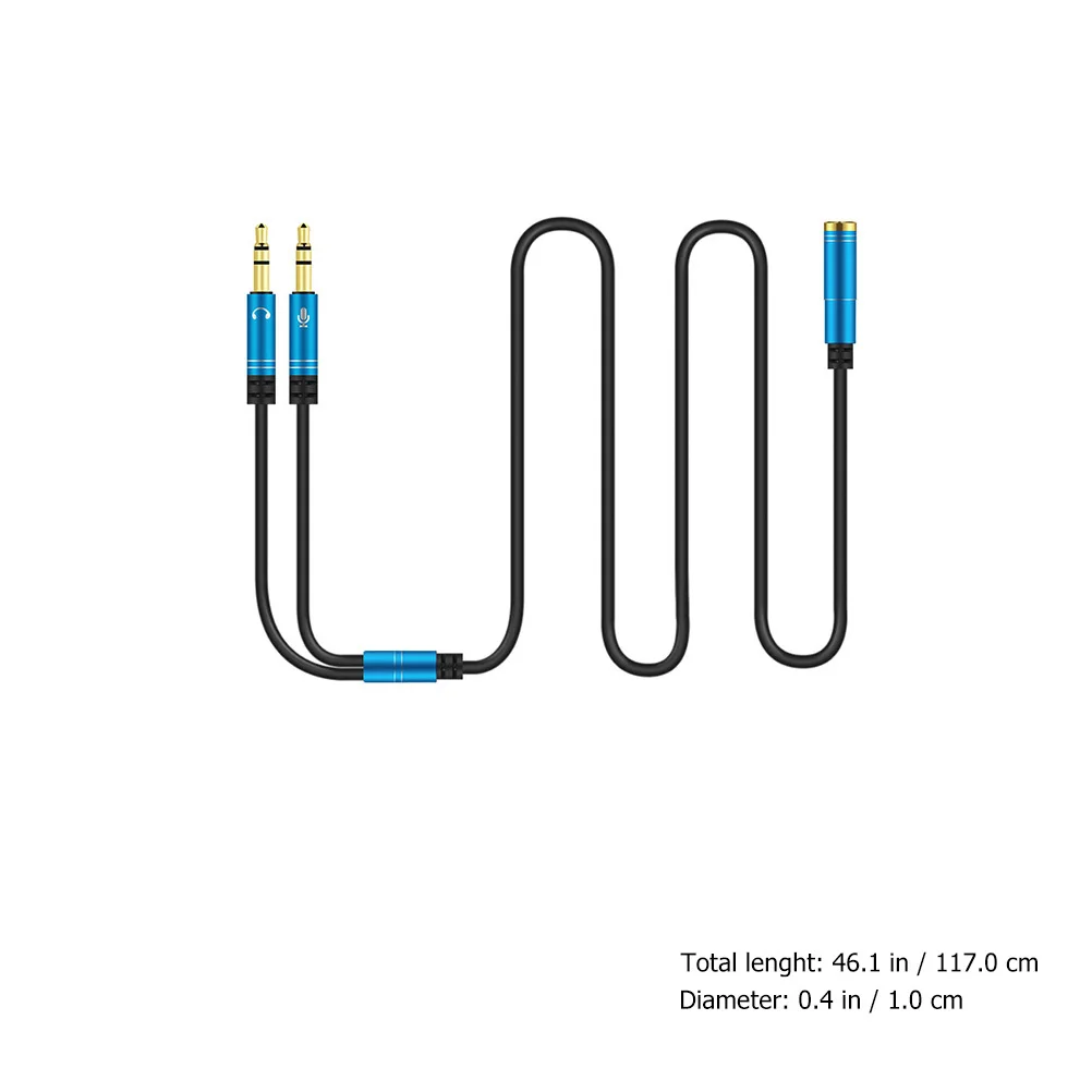 1Pcs Headset Adapter Audio Splitter Cable for Dual Port Desktop Or Laptop to Mobile Device Connection Use in Gaming Music and
1Pcs Headset Adapter Audio Splitter Cable for Dual Port Desktop Or Laptop to Mobile Device Connection Use in Gaming Music and