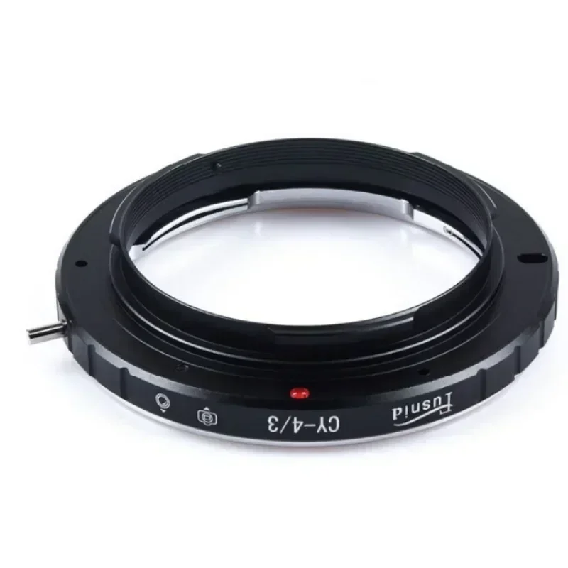 CY-4/3 Lens Mount Adapter for Contax/Yashica CY Mount Lens to Olympus 4/3 Mount Camera Body E520 E620 E410 E510 E-3 etc.
CY-4/3 Lens Mount Adapter for Contax/Yashica CY Mount Lens to Olympus 4/3 Mount Camera Body E520 E620 E410 E510 E-3 etc.