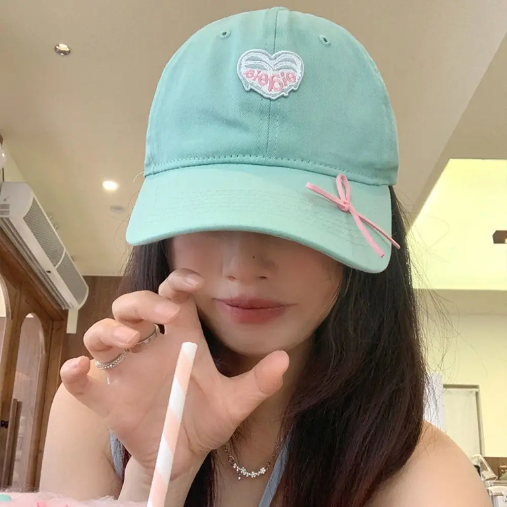 Sweet Embroidery Love Heart Baseball Cap Cotton Snapback Sun Hat Korean Style Sunscreen Peaked Cap Outdoor
Sweet Embroidery Love Heart Baseball Cap Cotton Snapback Sun Hat Korean Style Sunscreen Peaked Cap Outdoor