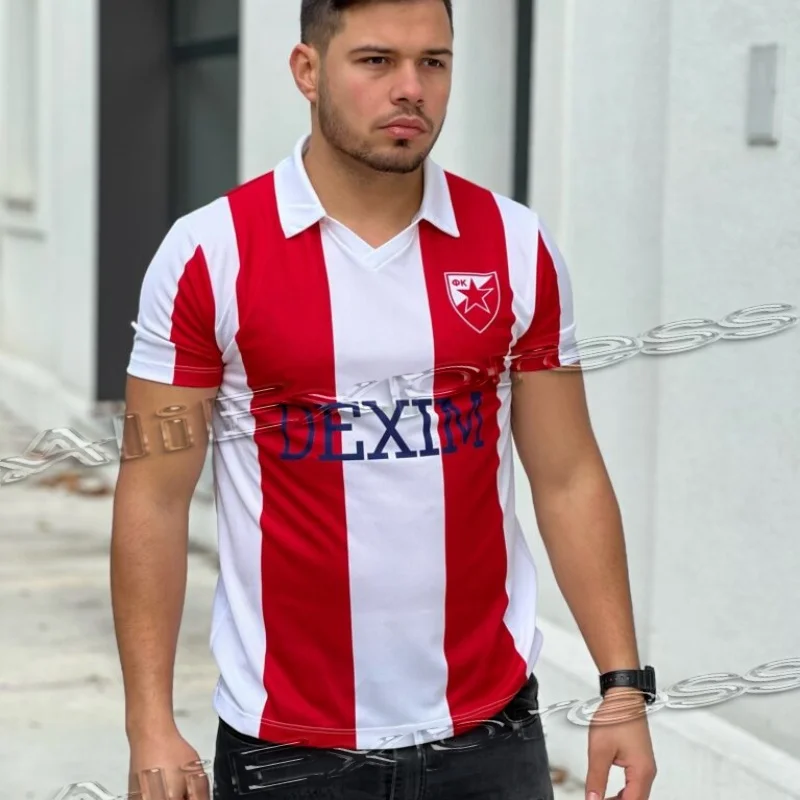 Crvena Zvezda Dres Jersey Red Star Belgrade Vintage Shirt “DEXIM” 1990 1991 #10 POLO T shirt Sports Breathable Quick drying
Crvena Zvezda Dres Jersey Red Star Belgrade Vintage Shirt “DEXIM” 1990 1991 #10 POLO T shirt Sports Breathable Quick drying