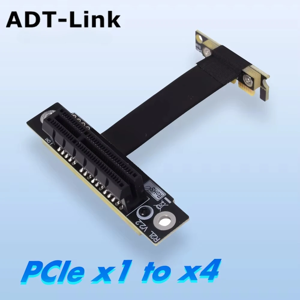 Двойной 90-градусный прямоугольный удлинительный кабель PCI E 3.0 4.0 X4 Высокоскоростной удлинительный адаптер PCI-E x4 x1 Pcie 1x–4x ADT 5–50 см
Двойной 90-градусный прямоугольный удлинительный кабель PCI E 3.0 4.0 X4 Высокоскоростной удлинительный адаптер PCI-E x4 x1 Pcie 1x–4x ADT 5–50 см