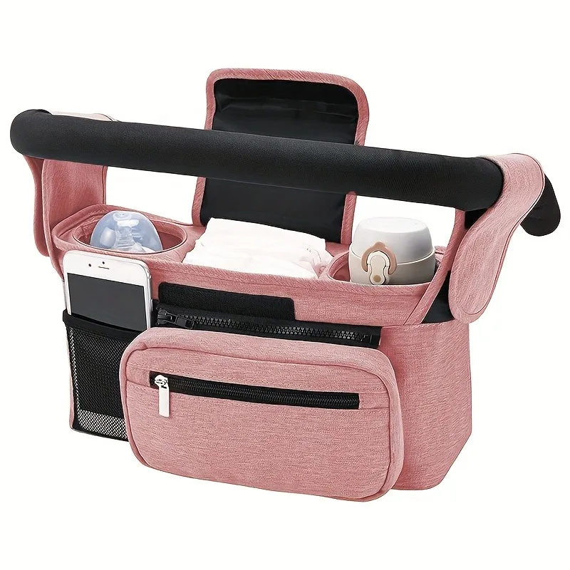 Universal Stroller Organizer Bag, Baby Stroller Hanging Bag with Storage Basket, Multi-Purpose Storage Accessory for Strollers
Universal Stroller Organizer Bag, Baby Stroller Hanging Bag with Storage Basket, Multi-Purpose Storage Accessory for Strollers