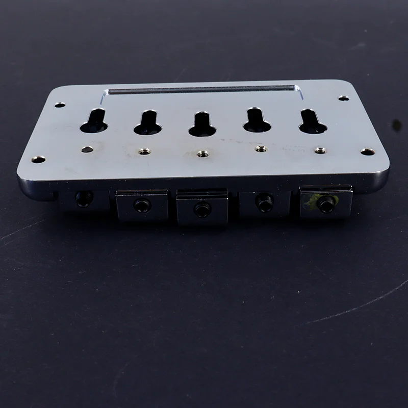 5 String Bass Guitar Fixed Hardtail Bridge - Hardtail Saddle Bridge Replacement for Electric Bass Guitar Parts
5 String Bass Guitar Fixed Hardtail Bridge - Hardtail Saddle Bridge Replacement for Electric Bass Guitar Parts