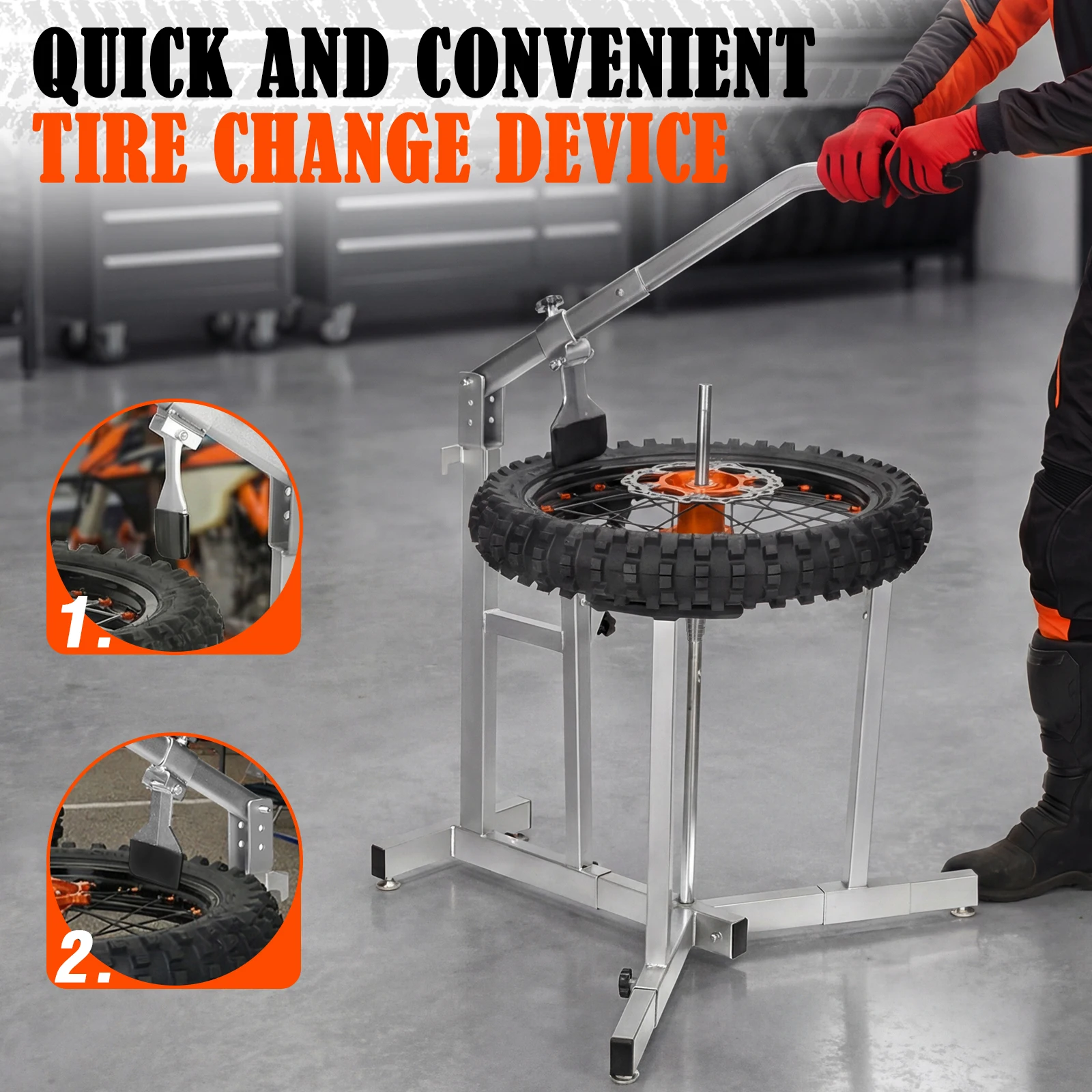 Устройство для монтажа мотоциклетных шин для колес мотоциклов от 16 до 21 дюймов, ручной разжиматель шин для автомобилей, грузовиков, мотоциклов, гаражей
Устройство для монтажа мотоциклетных шин для колес мотоциклов от 16 до 21 дюймов, ручной разжиматель шин для автомобилей, грузовиков, мотоциклов, гаражей