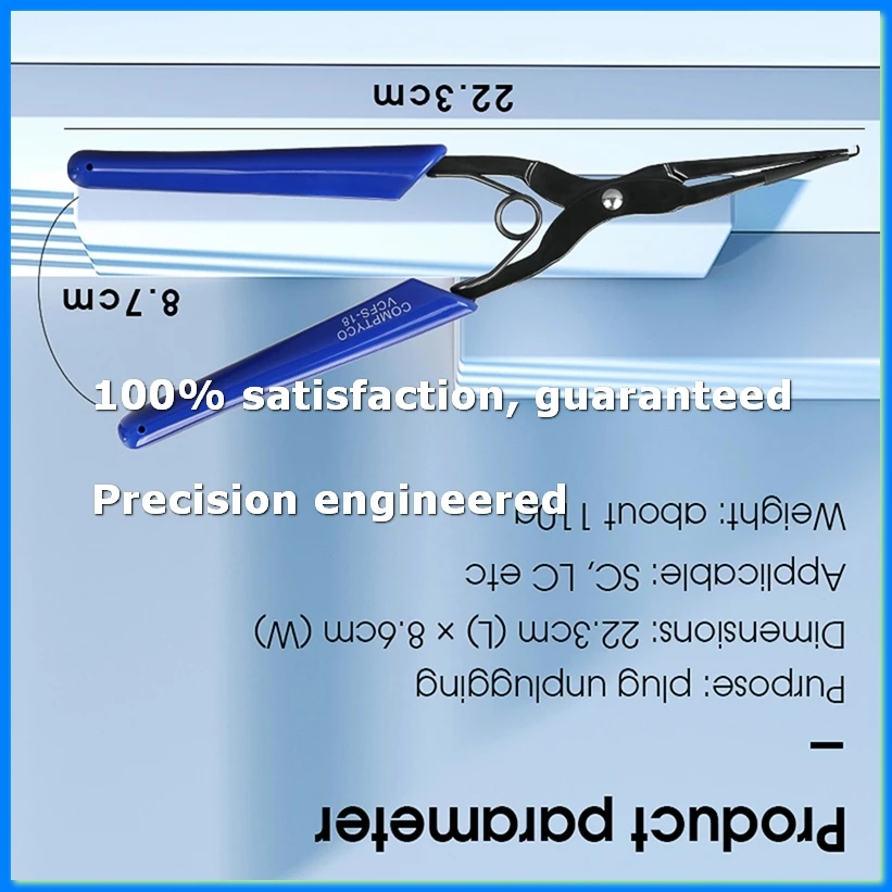 New VCFS-18 SC/LC Fiber Optic Connector Plug and Clamp Pull Tool Pilers Fiber Optic Room Tool-ABYS
New VCFS-18 SC/LC Fiber Optic Connector Plug and Clamp Pull Tool Pilers Fiber Optic Room Tool-ABYS