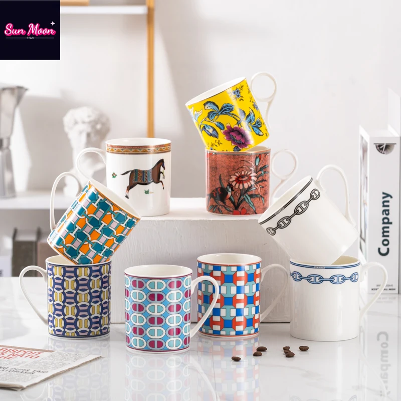 European High-end Bone China Mug Exquisite Household Water Cup Breakfast Cup Office Coffee Cup Tableware Lovers Cup Gift
European High-end Bone China Mug Exquisite Household Water Cup Breakfast Cup Office Coffee Cup Tableware Lovers Cup Gift