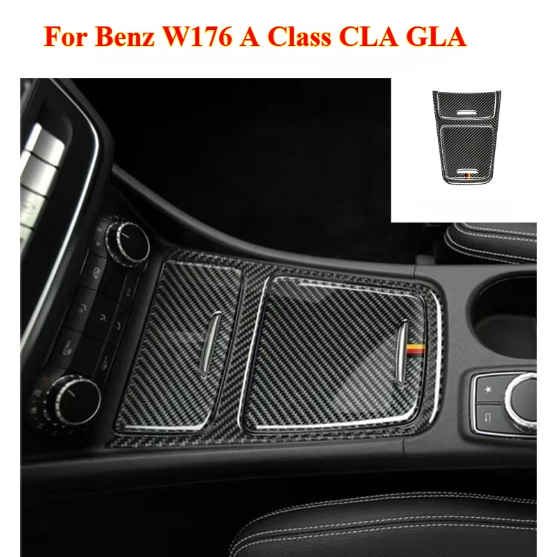 1PCS for Benz W176 A Class CLA GLA Carbon Fiber Center Console Storage Box Cover Panel Trim Sticker Car Interior Accessories
1PCS for Benz W176 A Class CLA GLA Carbon Fiber Center Console Storage Box Cover Panel Trim Sticker Car Interior Accessories