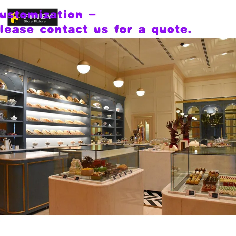 custom.Hot Sale Professional Coffee Shop Bakery Shop Design Bakery Interior Decoration Customized Bread Warmer Display
custom.Hot Sale Professional Coffee Shop Bakery Shop Design Bakery Interior Decoration Customized Bread Warmer Display