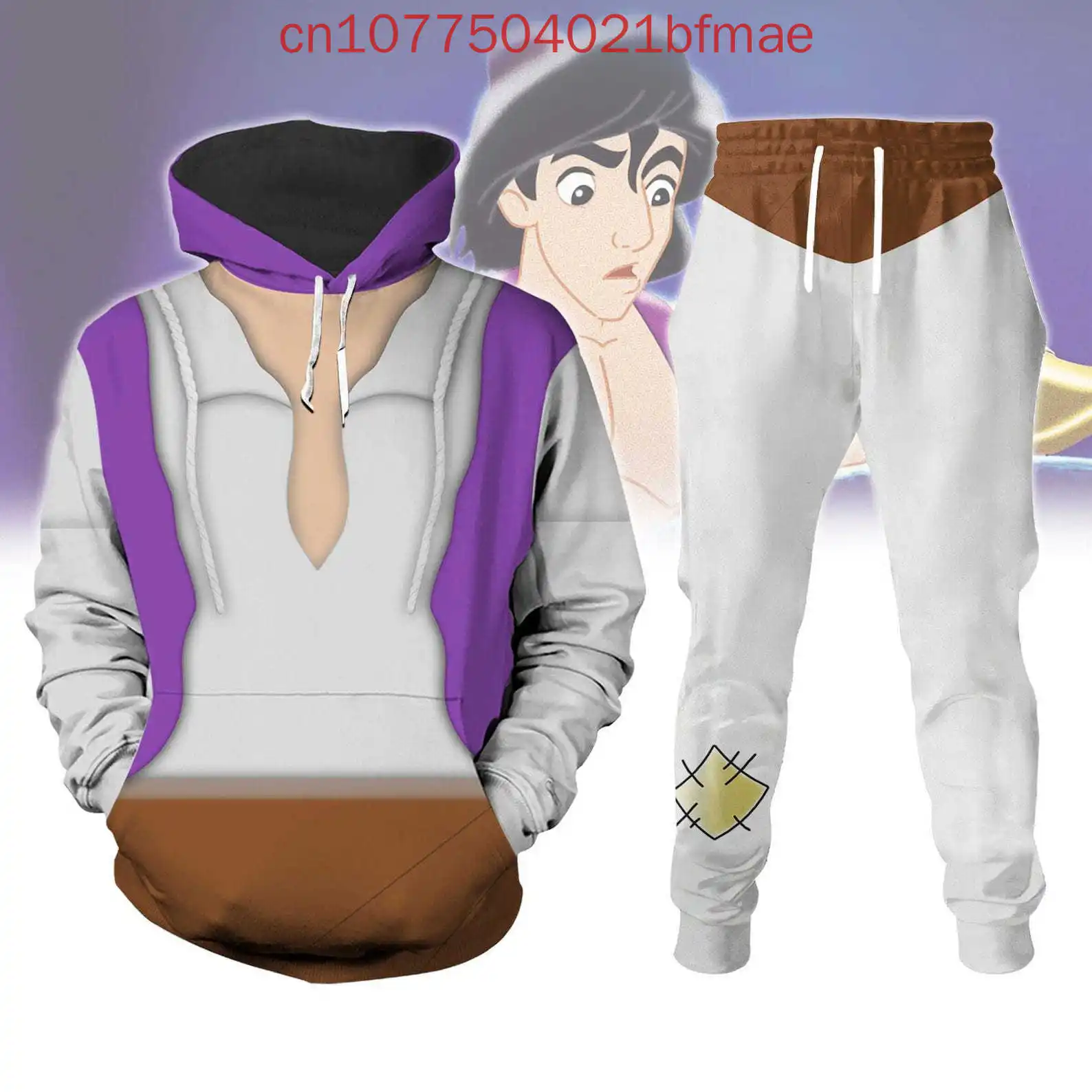 Disney Aladdin Costume Cosplay 3D Hoodie Sets 2025 New Men's Costume Hoodie And Jogger Pants Sets
Disney Aladdin Costume Cosplay 3D Hoodie Sets 2025 New Men's Costume Hoodie And Jogger Pants Sets
