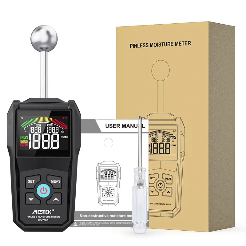 Foreign trade WM700B non-contact wood moisture detector wood moisture meter wood board moisture
Foreign trade WM700B non-contact wood moisture detector wood moisture meter wood board moisture