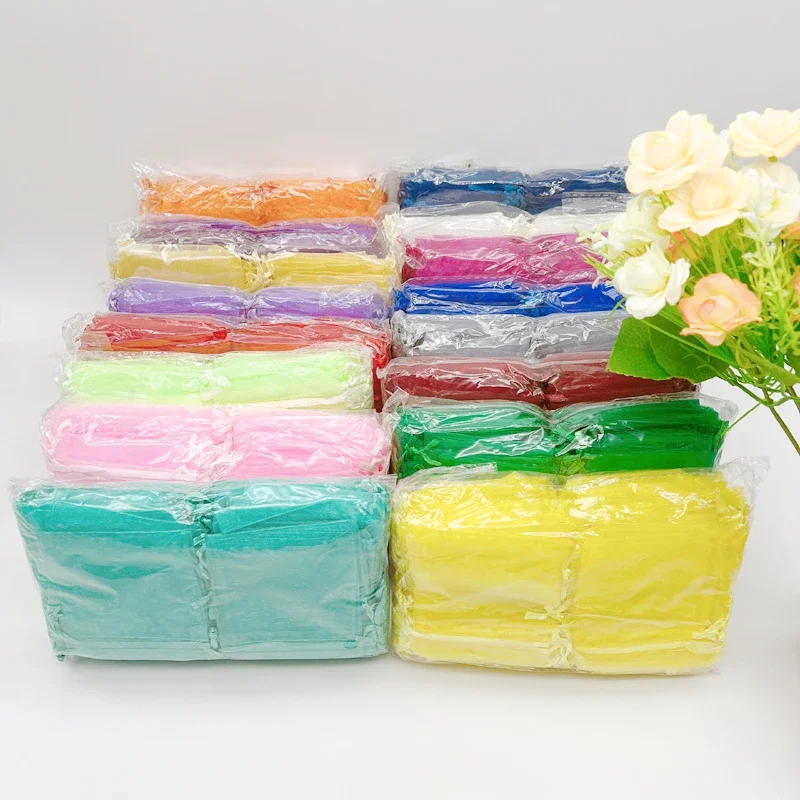 Drawstring Organza Gift Bags, Mesh Gift Pouches, Wedding Packaging, Jewelry Storage Bags, 13x18cm, 50Pcs
Drawstring Organza Gift Bags, Mesh Gift Pouches, Wedding Packaging, Jewelry Storage Bags, 13x18cm, 50Pcs