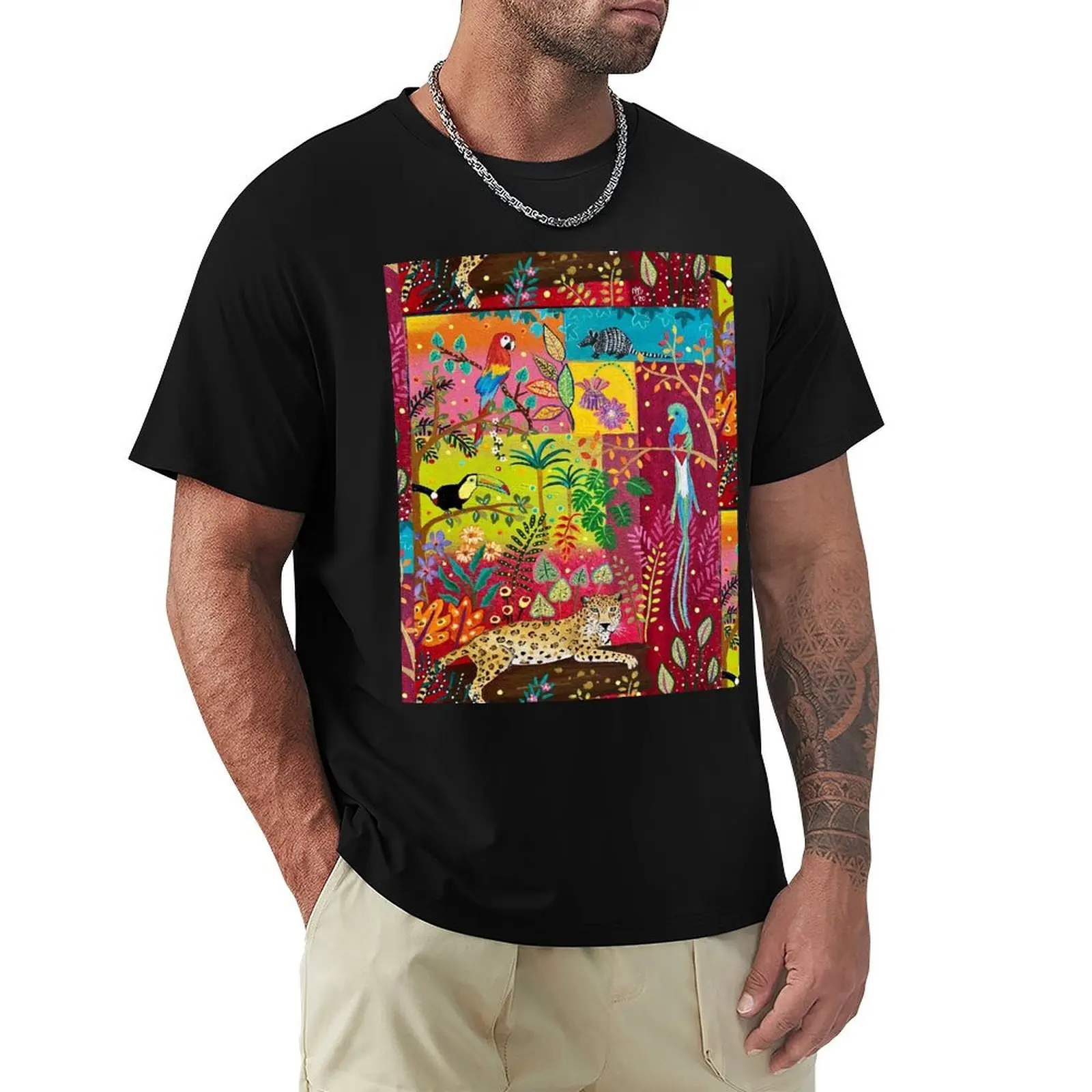 Jaguar of the Rainforest T-Shirt T-shirts man street wear man clothes Short sleeve tee mens clothes
Jaguar of the Rainforest T-Shirt T-shirts man street wear man clothes Short sleeve tee mens clothes