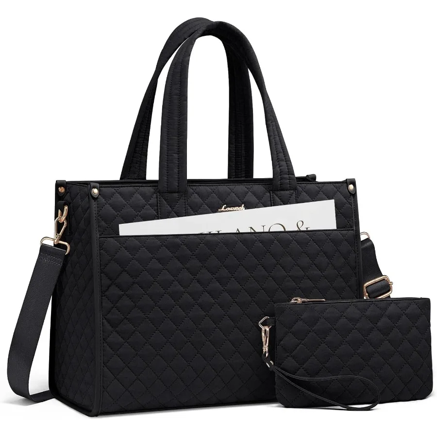 Легкая холщовая сумка для ноутбука для женщин со встроенным клатчем подходит для ноутбука 17,3 дюйма. Стильная и функциональная рабочая сумка для
Легкая холщовая сумка для ноутбука для женщин со встроенным клатчем подходит для ноутбука 17,3 дюйма. Стильная и функциональная рабочая сумка для