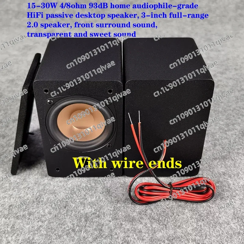 Front Surround Sound 3 Inch Full Range 2.0 Speaker, 15-30W 4/8ohm 93dB Family Class High Fidelity Passive Desktop Speaker
Front Surround Sound 3 Inch Full Range 2.0 Speaker, 15-30W 4/8ohm 93dB Family Class High Fidelity Passive Desktop Speaker