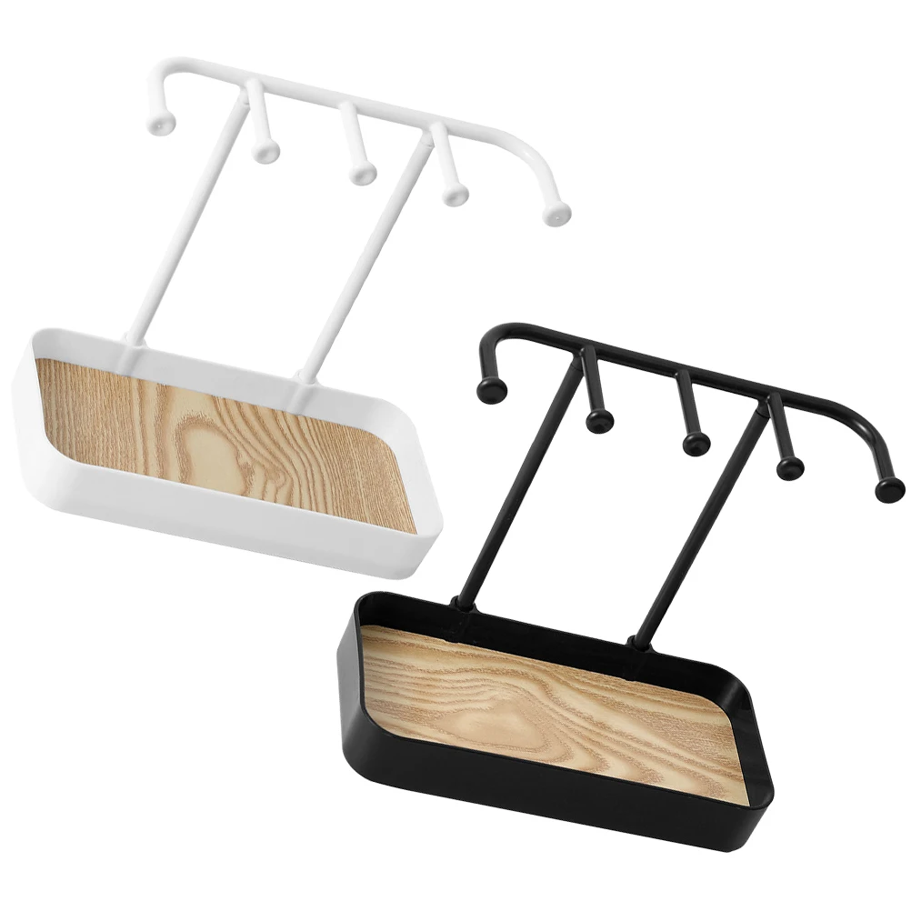 2Pcs Desktop Storage Rack for Necklace Earrings Bracelet Keychain Display Keychain Display Black White Jewellery ganizer
2Pcs Desktop Storage Rack for Necklace Earrings Bracelet Keychain Display Keychain Display Black White Jewellery ganizer