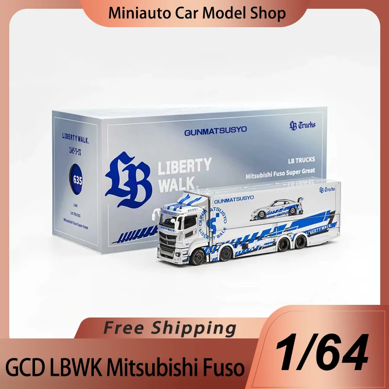 New Gcd 1:64 Lbwk Mitsubishi Fuso Super Great Container Trailer Alloy Miniature Diecast Model Coolcarshow Exhibition Limited Toy
New Gcd 1:64 Lbwk Mitsubishi Fuso Super Great Container Trailer Alloy Miniature Diecast Model Coolcarshow Exhibition Limited Toy