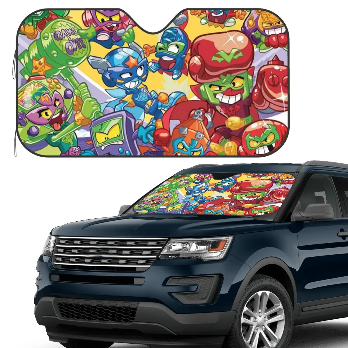 Superthings Sunshade Windscreen Car Front Windshield Window Sun Visor Accessories Covers
Superthings Sunshade Windscreen Car Front Windshield Window Sun Visor Accessories Covers