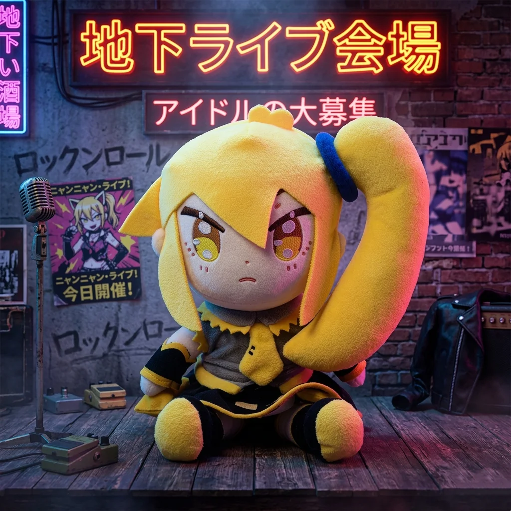 23CM Neru Akita Neru Plush Diagonal ponytail Single braid Yellow hair Girl Cartoon Anime Plush Toy
23CM Neru Akita Neru Plush Diagonal ponytail Single braid Yellow hair Girl Cartoon Anime Plush Toy