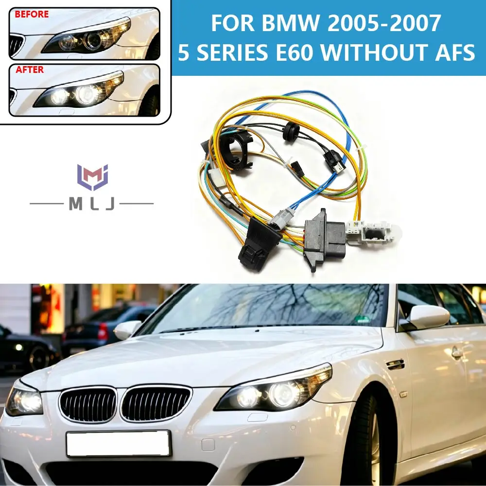 Angel Eye Internal Wiring Harness Without AFS Headlight Wiring Harness Plug Car Accessories For BMW 5 Series E60 2005-2007
Angel Eye Internal Wiring Harness Without AFS Headlight Wiring Harness Plug Car Accessories For BMW 5 Series E60 2005-2007