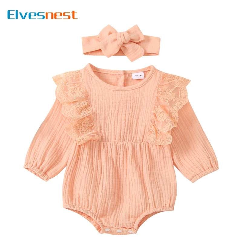 Cotton Linen Baby Girl Clothes Solid Color Newborn Clothes Boys Bodysuits Long Sleeve Tops Scarf Infant Bodysuits 6-24 Months
Cotton Linen Baby Girl Clothes Solid Color Newborn Clothes Boys Bodysuits Long Sleeve Tops Scarf Infant Bodysuits 6-24 Months