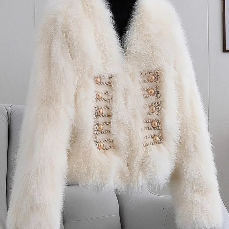 Autumn Winter Plush Warm Thick Jacket 2026 Woman Faux Fur Plush Short Coat Korean Style Outwears Elegant Plush Fur Short Jacket
Autumn Winter Plush Warm Thick Jacket 2026 Woman Faux Fur Plush Short Coat Korean Style Outwears Elegant Plush Fur Short Jacket