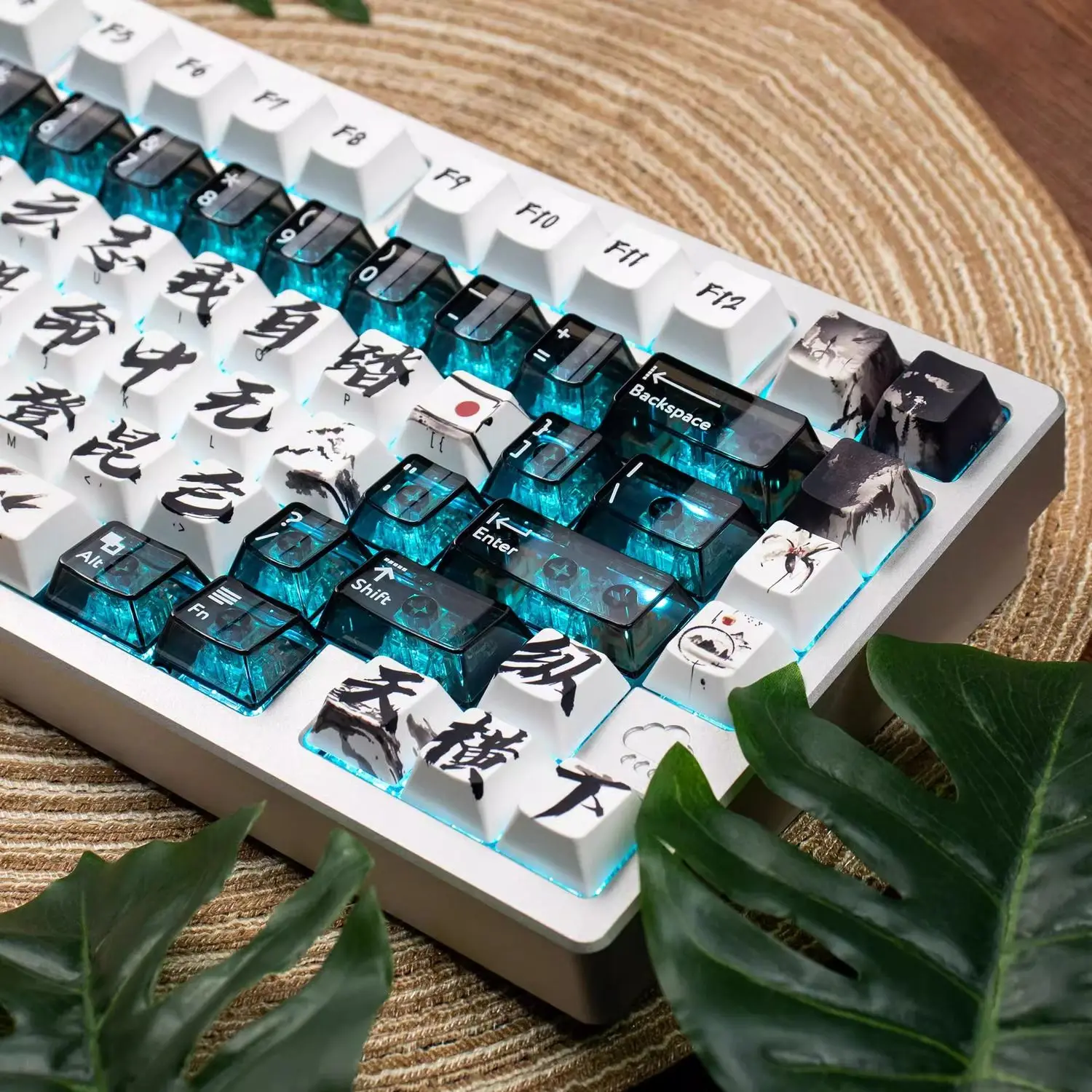 Side engraving mechanical keyboard keycaps transparent pad printing PBT sublimation full set original factory
Side engraving mechanical keyboard keycaps transparent pad printing PBT sublimation full set original factory
