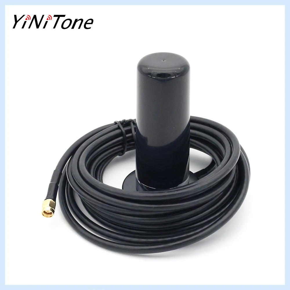 4G LTE Small Steel Gun Antenna 700-2700MHz, Magnetic Base, 5M SMA-Male Cable, Waterproof Design 
4G LTE Small Steel Gun Antenna 700-2700MHz, Magnetic Base, 5M SMA-Male Cable, Waterproof Design
