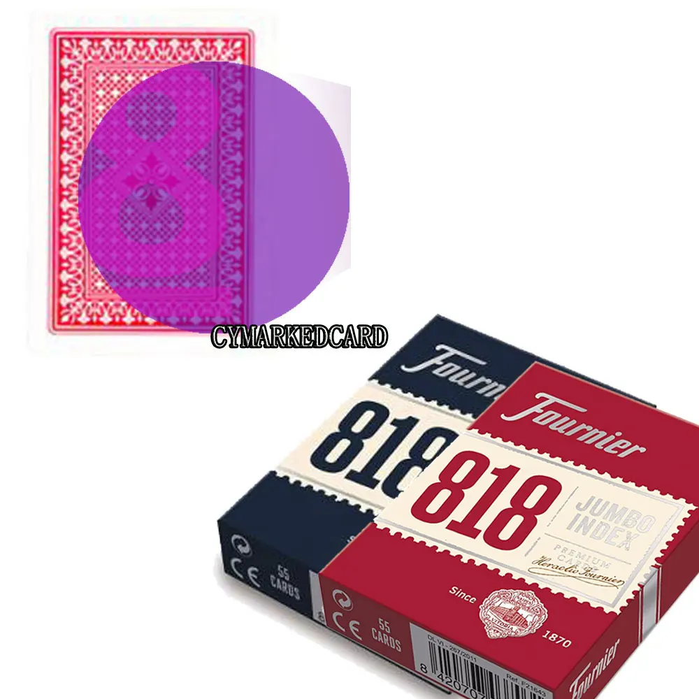 Marked Playing Cards For UV Contact Lenses Anti Cheating At Poker Fournier 818 Game Deck Plastics Card
Marked Playing Cards For UV Contact Lenses Anti Cheating At Poker Fournier 818 Game Deck Plastics Card