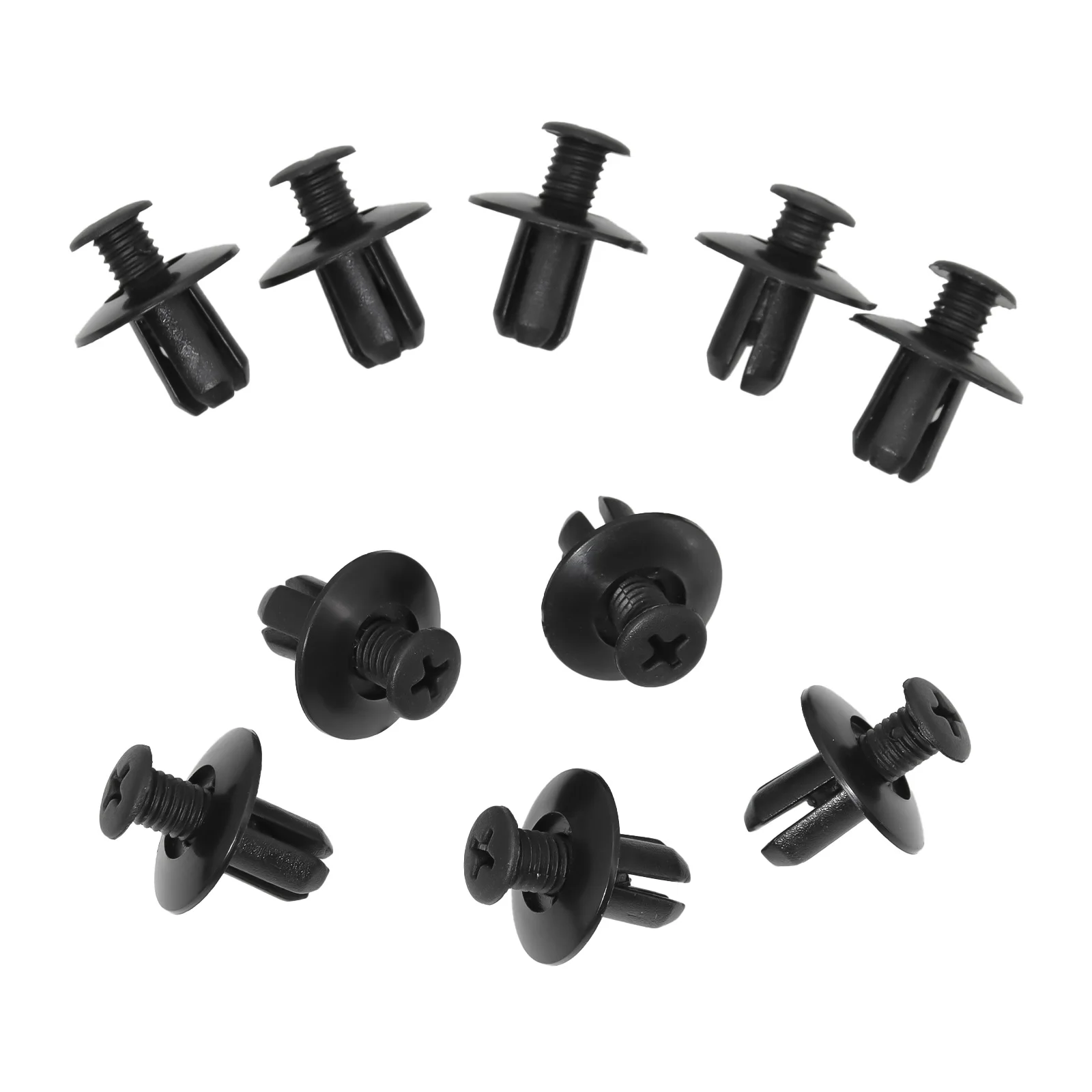 8mm Plastic Rivets Fasteners Screw 50/100PCS Car Bumper Fender Black Retainer Clips For Toyota Honda Kia
8mm Plastic Rivets Fasteners Screw 50/100PCS Car Bumper Fender Black Retainer Clips For Toyota Honda Kia