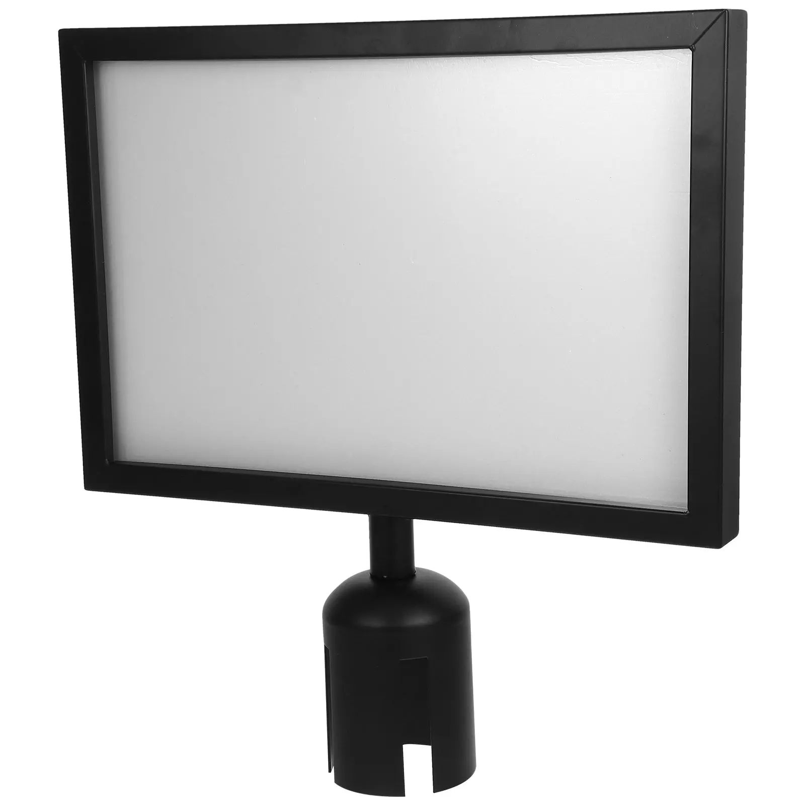 Stanchion Sign Holder A4 Black Horizontal Airport Crowd Control Safety Barrier Queue Line Pillar Display Frame
Stanchion Sign Holder A4 Black Horizontal Airport Crowd Control Safety Barrier Queue Line Pillar Display Frame