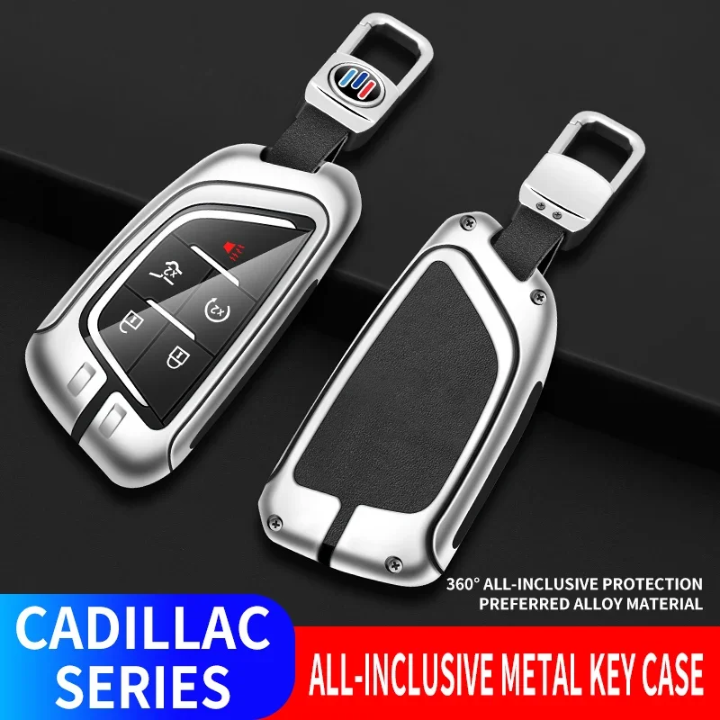 Zinc Alloy Leather Car Remote Key Case Keyless Fob Cover Holder Bag Key Chain For Cadillac CT5 2019 2020 5 Buttons Smart Key
Zinc Alloy Leather Car Remote Key Case Keyless Fob Cover Holder Bag Key Chain For Cadillac CT5 2019 2020 5 Buttons Smart Key