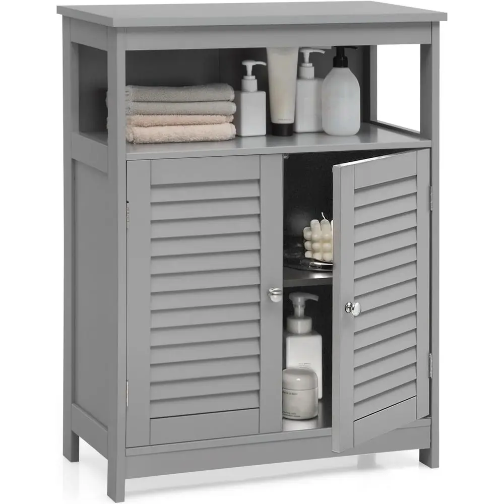 Wooden Freestanding 3-Tier Bathroom Storage Cabinet, Suitable for Entryway, Hallway, and Living Room, 23.5L x 12W x 31.5H
Wooden Freestanding 3-Tier Bathroom Storage Cabinet, Suitable for Entryway, Hallway, and Living Room, 23.5L x 12W x 31.5H