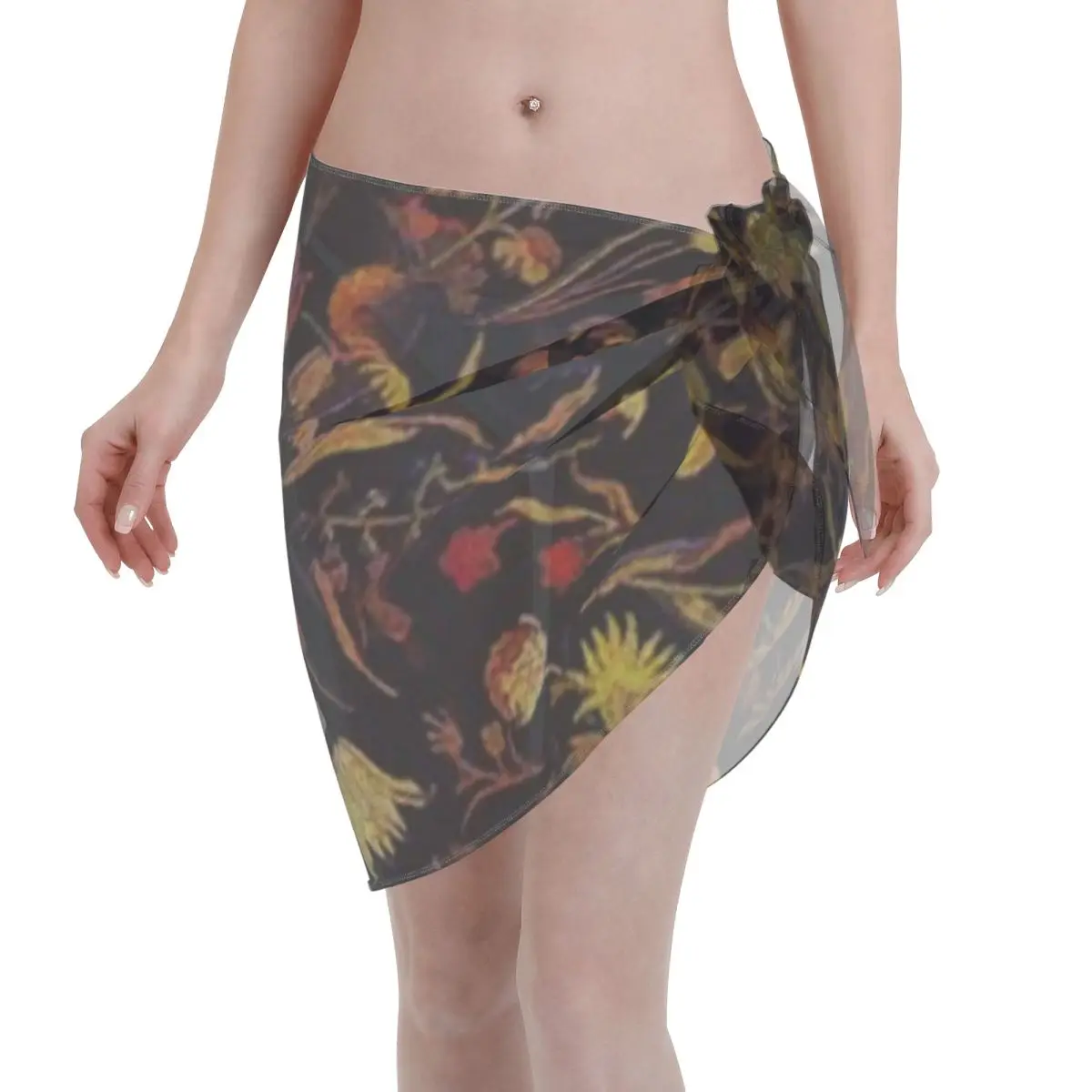 Promotion Midnight Floral Women's Beach Wrap SkirtCruise Ship Leisure Chiffon Sarong
Promotion Midnight Floral Women's Beach Wrap SkirtCruise Ship Leisure Chiffon Sarong
