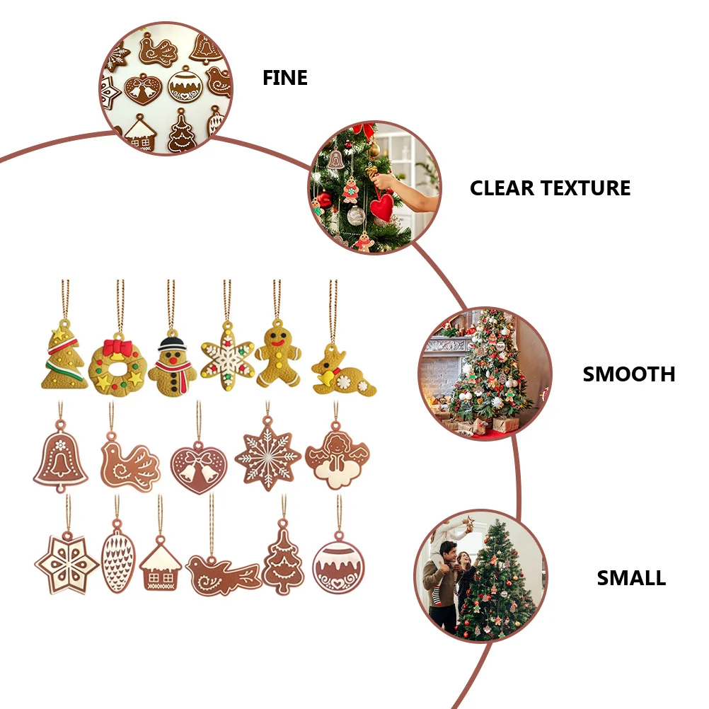 1Set Christmas Tree Pendant Exquisite PVC Snowflake Gingerbread Man Hanging Decoration Party Supplies Decor Snowflake Pendant
1Set Christmas Tree Pendant Exquisite PVC Snowflake Gingerbread Man Hanging Decoration Party Supplies Decor Snowflake Pendant